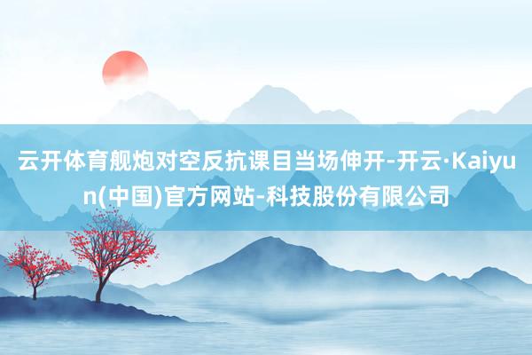 云开体育舰炮对空反抗课目当场伸开-开云·Kaiyun(中国)官方网站-科技股份有限公司